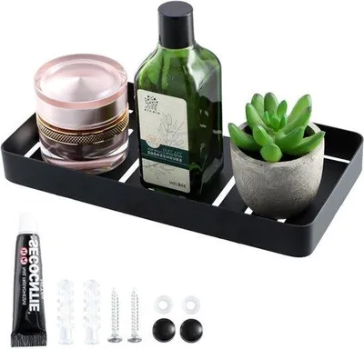 Obrázek produktu pro Černý sprchový košík do koupelny