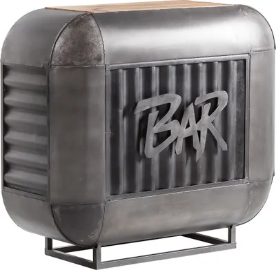 Produktbild von Bar Bolton Bartisch Hausbar Barregal Industial Design Theke Fahrzeug Tresen Unikat