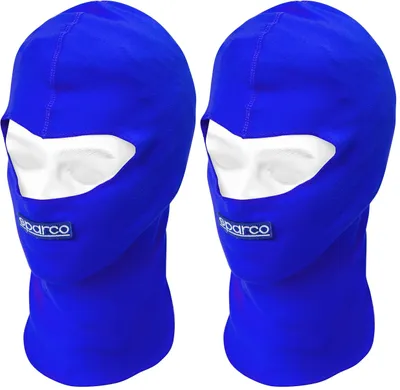 Imagen del producto de SPARCO - Gorros tipo "Sturmhauben" (modelo 002201AZ), confeccionados en algodón