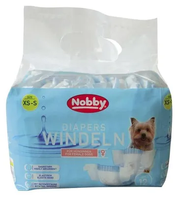 Immagine prodotto di Pannolini Nobby f. Cuccioli 12 pezzi; XS-S ; 20 - 28 cm