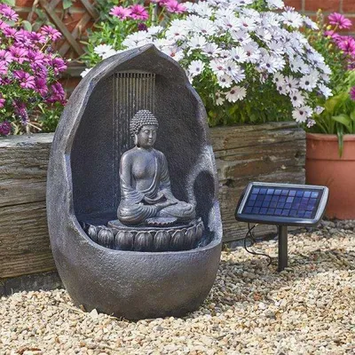 Produktbild von Smart Solar Solarbrunnen Buddha