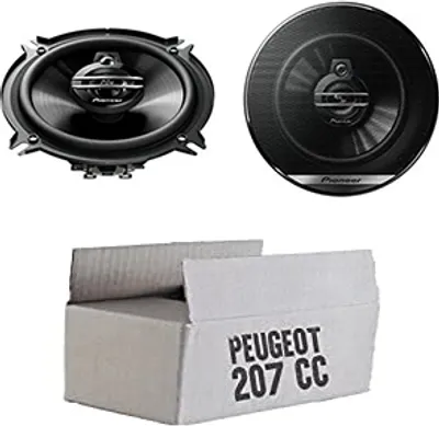 Produktbild von Peugeot 207 CC - Lautsprecher Boxen Pioneer TS-G1330F - 13cm 3-Wege 130mm Triaxe 250W Auto Einbausatz - Einbauset