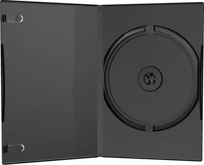 Produktbild von 100 DVD CD Hüllen slim 7mm black