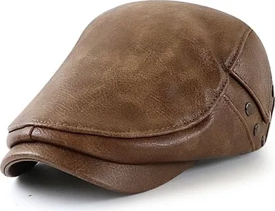Produktbild von Stylische CA-26084 Baskenmütze in Dunkelbraun KP26084