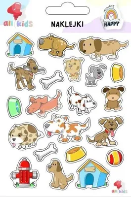 Image de Autocollants pour enfants « Que fait le chien ? » - All4Kids
