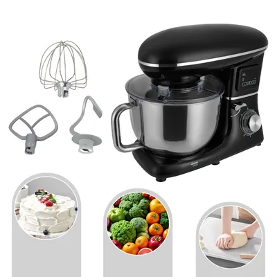 Produktbild von 1500W Küchenmixer mit LCD-Display Küchenmaschine schwarz