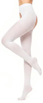 Produktbild von GLAMORY Damen Ouvert 60 Ouvert-Strumpfhose, Weiß, 3XL (56-58 EU)