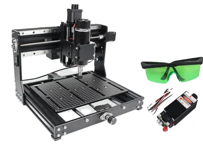 Obrázok produktu pre CNC fréza na drevo, vreteno 500 W, riadiaci systém GRBL, ADD offline + 2,5 W laser