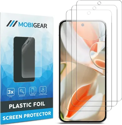 Produktbild von Mobigear Google Pixel 10 Pro Displayschutz Schutzfolie - Hüllenfreundlich (3er Pack)
