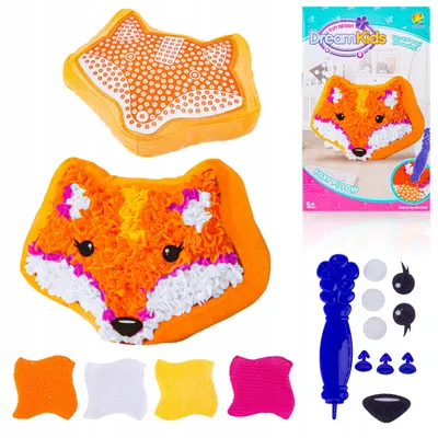 Produktbild von DK Nähset Fuchs Stofftier Kissen Basteln für Kinder