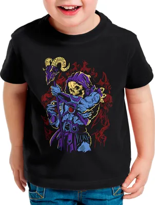 Produktbild von style3 Rock Skeleton Kinder T-Shirt he master universe man anime