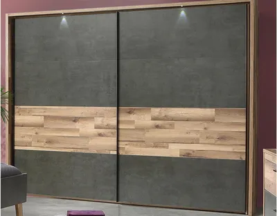 Produktbild von Schwebetürenschrank Schrank Kleiderschrank Schiebetürenschrank "Rhodos III"