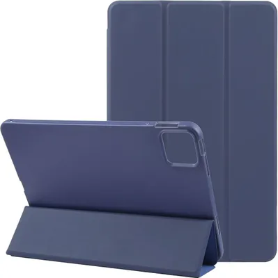 Produktbild von König Design Hülle kompatibel mit Kunstleder Handyhülle - Handy Case Dunkelblau
