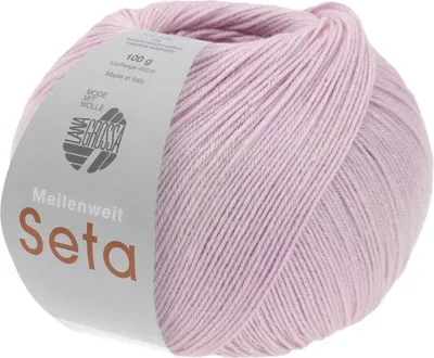 Produktbild von Lana Grossa - Meilenweit 100g Seta 0003 nelkenrosa