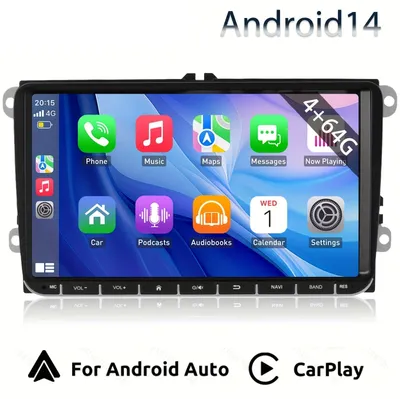 Obrázok produktu pre Autorádio – Autostereó – Multimediálny prehrávač – 7-palcový dotykový displej – Android 14