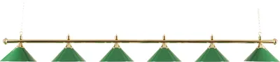 Produktbild von Pool-Lampe mit 6 Schirme Messing/Grün