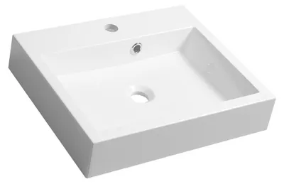 Obrázok produktu pre Sapho Orinoko - Umývadlo 500 mm × 420 mm, liaty mramor, biela OR050