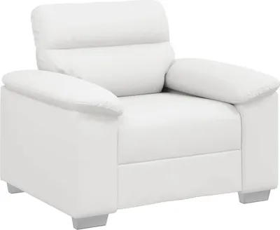 Immagine prodotto di Poltrona Bianca 100x81x84 cm in Pelle finta