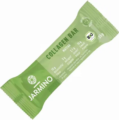 Produktbild von Jarmino Collagen Bar Matcha 55g