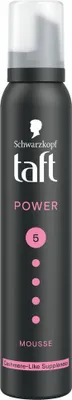 Image de Taft - Mousse capillaire - Power 5 - Tenue soyeuse - 200 ml - 1 pièce