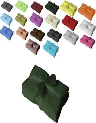 Produktbild von 4 x Badvorleger 700 g/m² 50 x 80 cm Dunkelgrün