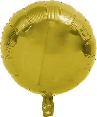 Produktbild von Folienballon rund, Gold, ca. 45 cm