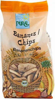 Produktbild von Pural Bananenchips 150g