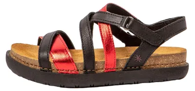 Produktbild von Art Sandalen Damen 1714 NAPPA BLACK-RED /RHODES Farbe Schwarz