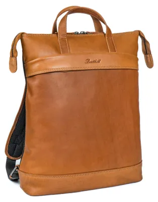 Produktbild von Benthill Rucksack Echt Leder Echt-Leder - Kurierrucksack Fahrradrucksack Trekkingrucksack - Damen Herren Rucksack - Lederrucksack