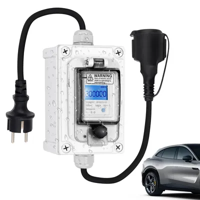 Digitaler Stromzähler 230V, IP65, mit Reset-Taste, 1 Stück