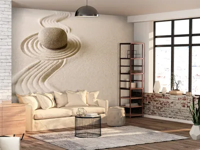 Produktbild von Vlies Fototapete Wohnzimmer 400x280 cm Tapeten Wandtapete XXL Sand Stein b-B-0254-a-a