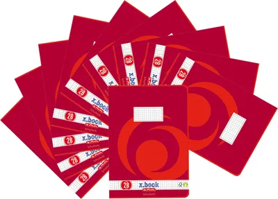 Immagine prodotto di Herlitz 3322807 quaderno (A4, a scacchiera con margine, righello misura 28) 16 fogli, confezione da 10