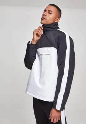 Produktbild von Urban Classics Winterjacke 2-Tone Padded Pull Over Jacket White/Black-M