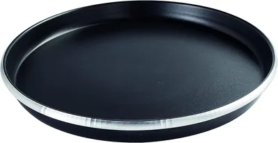 Productafbeelding van Magnetron Crisp Plaat - Crisping Schijf - Bakken in Magnetron - Met Noppen - 32 cm - Zwart