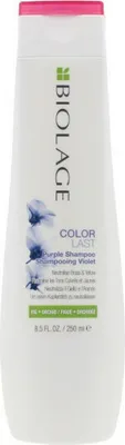 Produktbild von MATRIX Shampoo 250 ml für blondes Haar, Colorlast, neutralisiert Gelbtöne, vegan, parabenfrei, mit Feigen- und Orchideenextrakten, nicht an Tieren getestet
