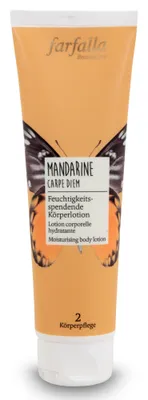 Produktbild von Farfalla Mandarine Carpe Diem, Feuchtigkeitsspendende Körperlotion Bio 150ml