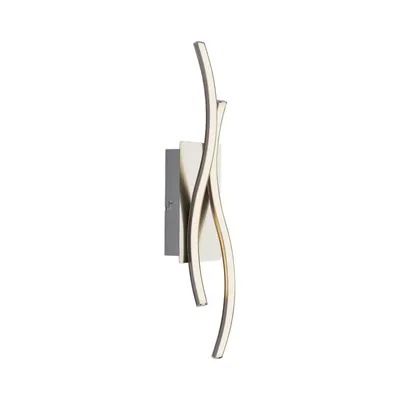 Produktbild von Lindby LED-Wandleuchte Safia, 45 cm, nickelfarben, Metall