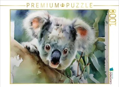 Produktbild von CALVENDO Puzzle Stolzer Koala | 1000 Teile Lege-Größe 64x48cm Foto-Puzzle für glückliche Stunden