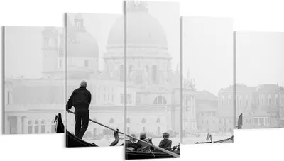 Produktbild von Bild auf Leinwand - Leinwandbild - Venedig Basilika - 160x85cm - Wand Bild - Wanddeko - Wandbilder - Leinwanddruck - Bilder - Kunstdruck - Wanddekoration - Leinwand bilder - Wandkunst - EA160x85-3563