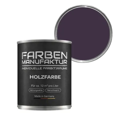 Produktbild von Holzfarbe Wetterschutzfarbe Holzlack Holzschutzlack Trendfarbe 5L - Dunkellila
