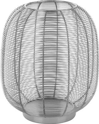 Produktbild von Fink SONOMA, Windlicht, Windlicht ohne Glas, Eisen, glatt, silberfarben, L. 28 cm, B. 28 cm, H. 33 cm, D. 28 cm Höhe: 33.00 cm Breite: 28.00 cm Tiefe: 28.00cm Durchmesser: 28.00 cm 146296