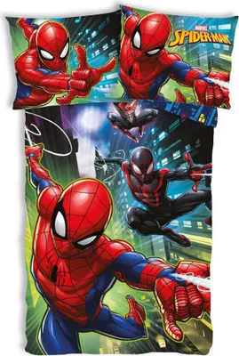 Produktbild von Spiderman Trie Guardians Bettwäsche 140×200cm, 70×90 cm