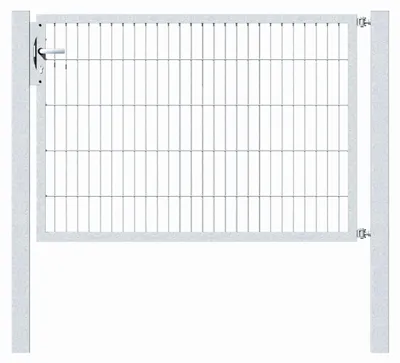 Produktbild von Alberts Einzeltor Flexo mit Zubehör, zum Einbetonieren, feuerverzinkt, Breite 150 cm, Höhe 100 cm
