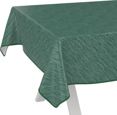 Produktbild von Tischdecke Wachstuch Einfarbig Grün Robust Wasserabweisend Breite 140 cm Länge 280 cm