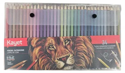 Produktbild von Kayet Buntstifte 136 Farben Metallic Set
