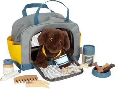 Image de small foot Chien personnalisable avec sac et set de soins dès 2 ans : Sans nom