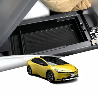 Obrázok produktu pre Úložná zásuvka do stredovej konzoly pre Toyota Prius 5 XW60, modelové roky 2023-2026, vyrobená z ABS plastu