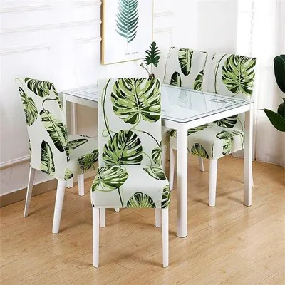 Productafbeelding van Famanu stoelhoesjes voor eetkamerstoelen - 36 x 36 x 50 cm