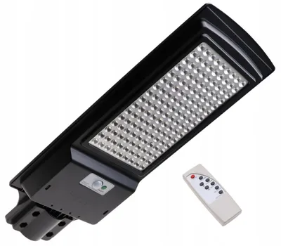 Zdjęcie produktu dla LAMPA SOLARNA Latarnia ULICZNA 200W Pilot Czujnik Ruchu Zmierzchu 3797