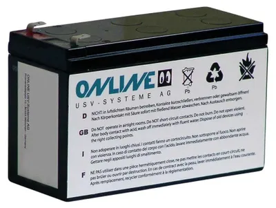 Productafbeelding van Online vervangingsbatterij voor UPS-systeem Zinto 1000 (modeljaar 2017)
